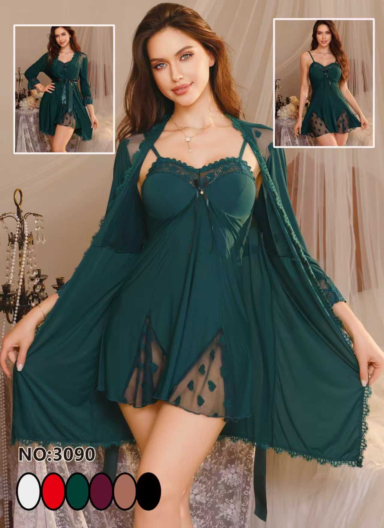 PREMIUM PADDED SILK NIGHTY