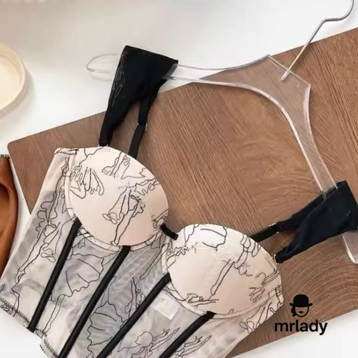 HALF CUP CORSET BRA