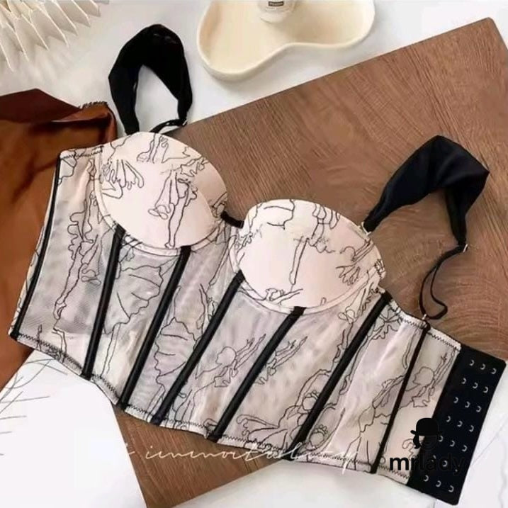 HALF CUP CORSET BRA