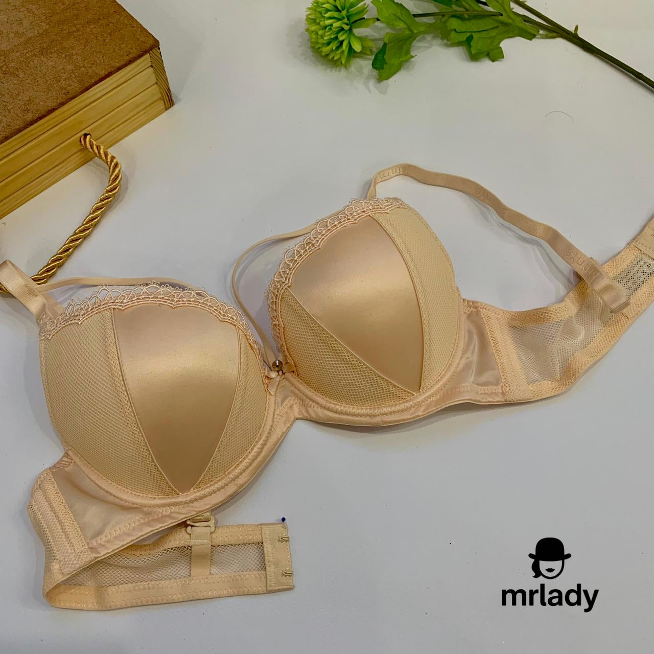 BRAIDED SOFT PUSH UP BRA